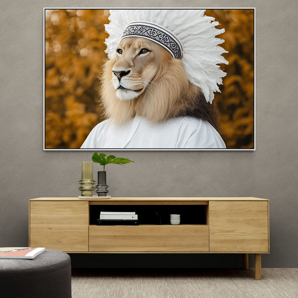 Lion Feathers 2 Wall Art