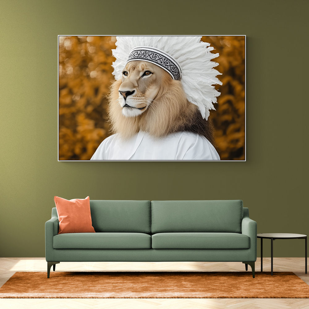 Lion Feathers 2 Wall Art