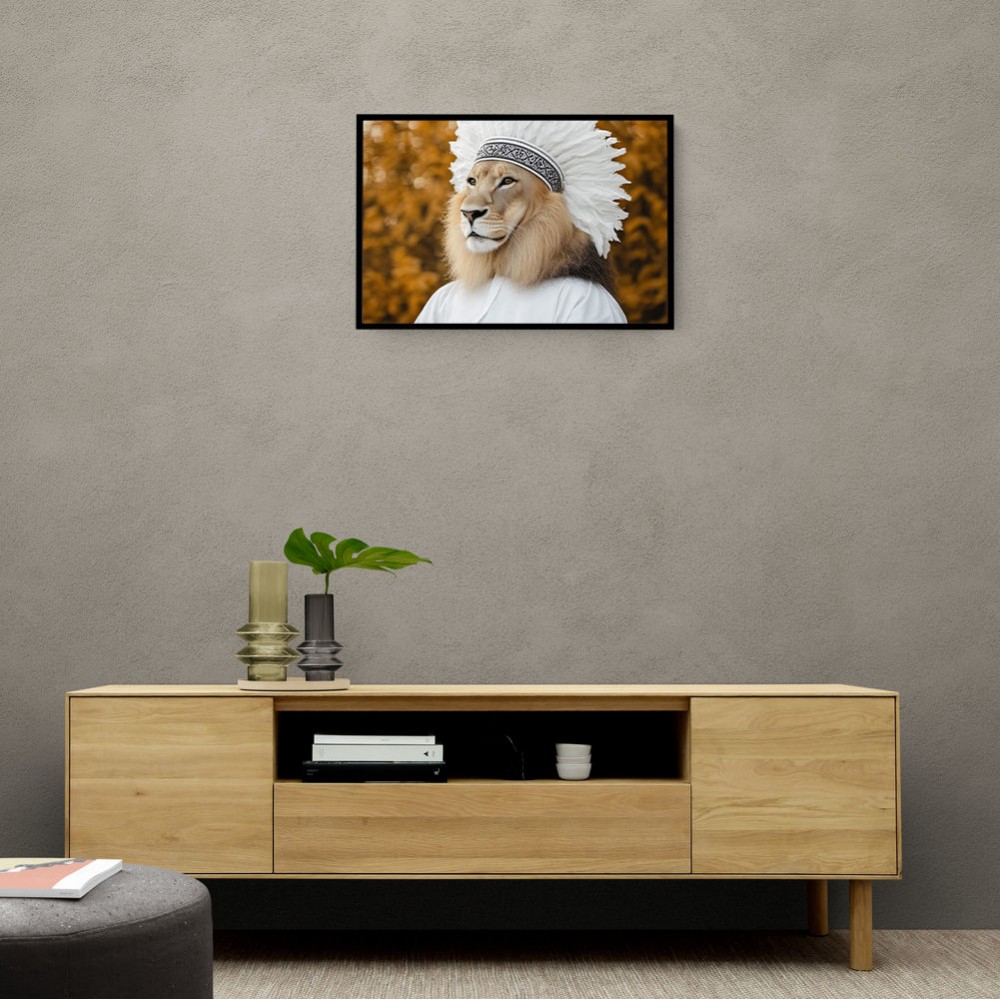 Lion Feathers 2 Wall Art