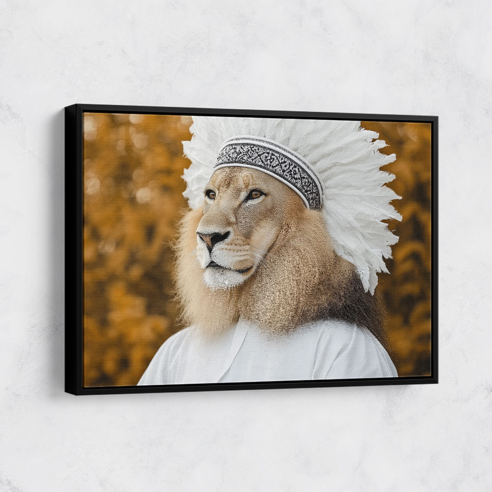 Lion Feathers 2 Wall Art