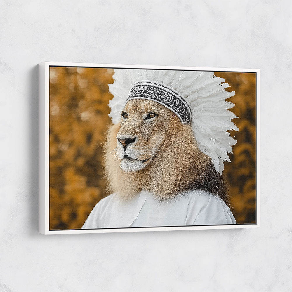 Lion Feathers 2 Wall Art