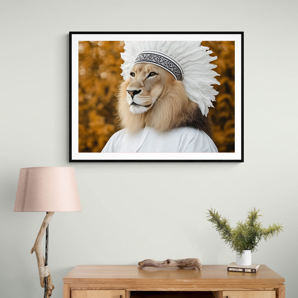 Lion Feathers 2 Wall Art