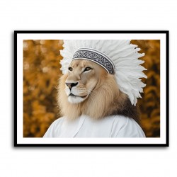 Lion Feathers 2 Wall Art