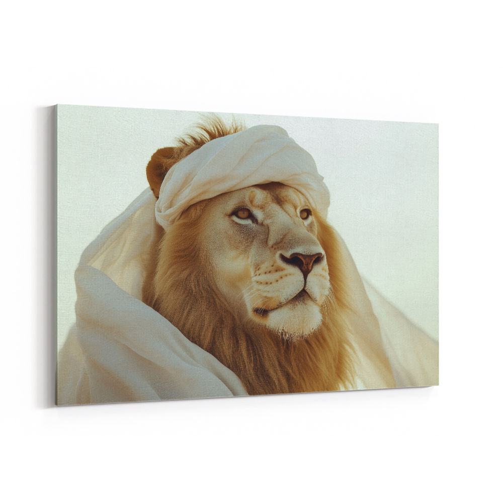 Ghutra Lion Wall Art