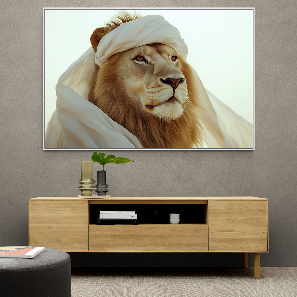 Ghutra Lion Wall Art