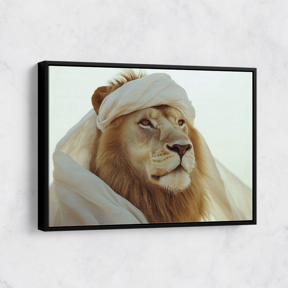 Ghutra Lion Wall Art