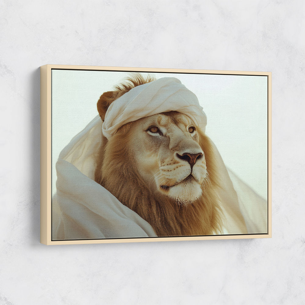 Ghutra Lion Wall Art