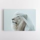 Ghutra White Lion Wall Art