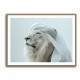 Ghutra White Lion Wall Art