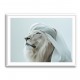 Ghutra White Lion Wall Art