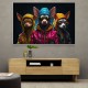 Three Chihuahua Punk Dogs Wall Art