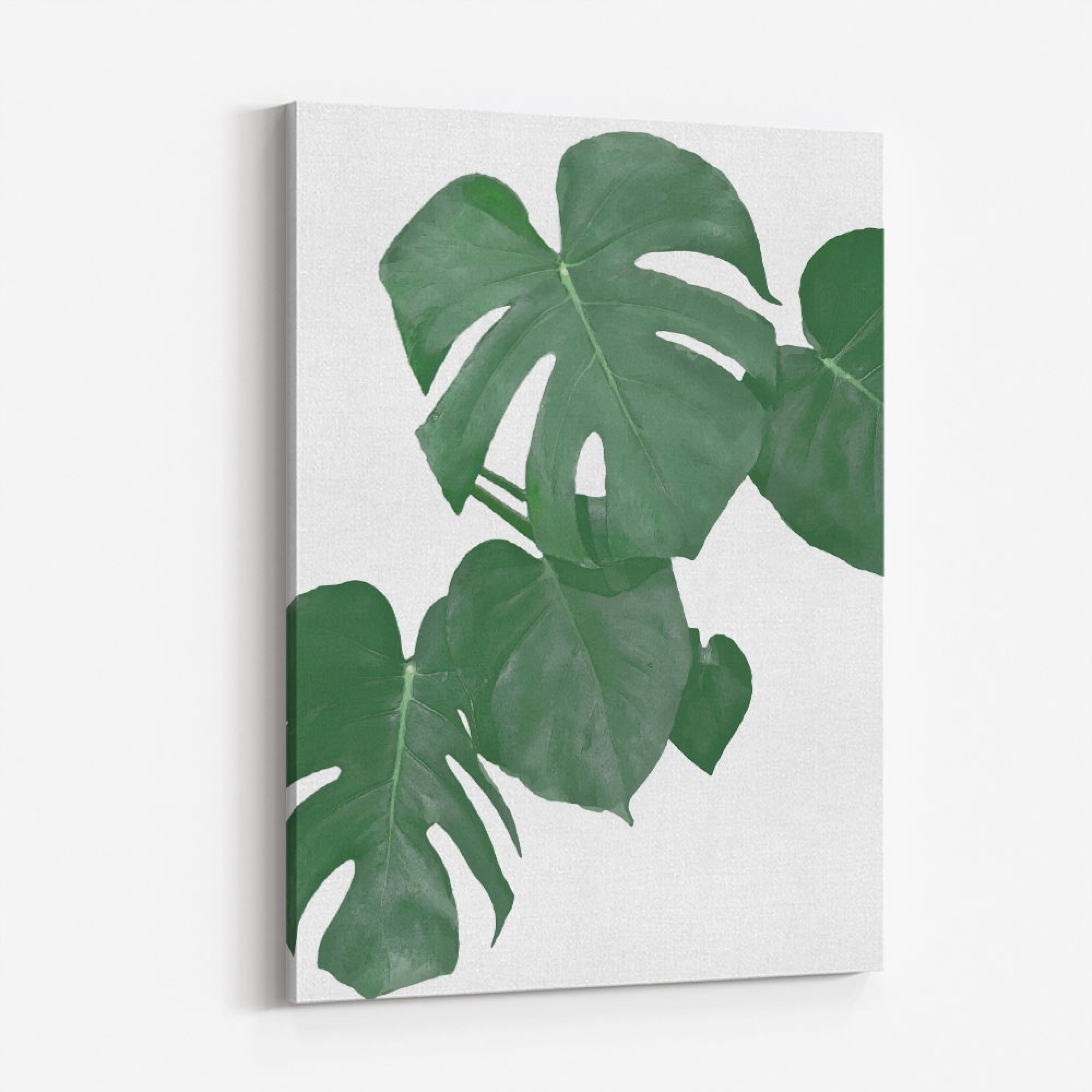 Monstera Aqua 01 Wall Art