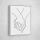 Holding Hands Line Art