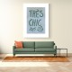 Tres Chic Blue Frame