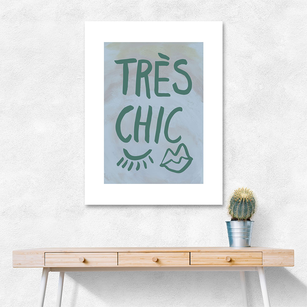 Tres Chic Blue Frame