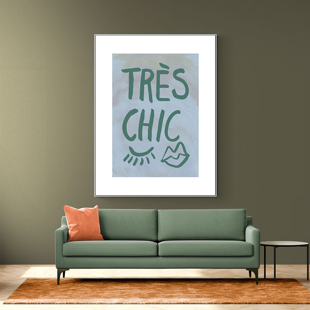 Tres Chic Blue Frame