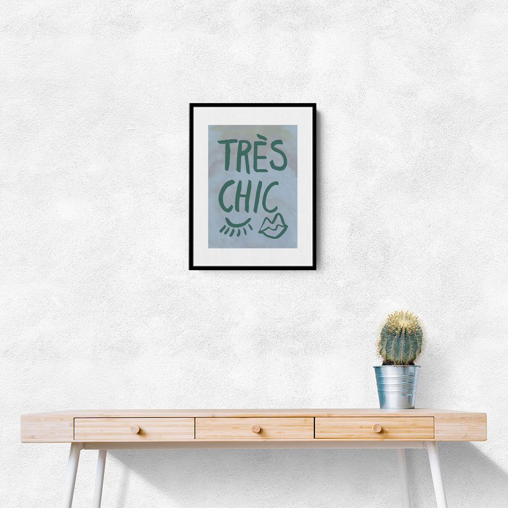 Tres Chic Blue Frame