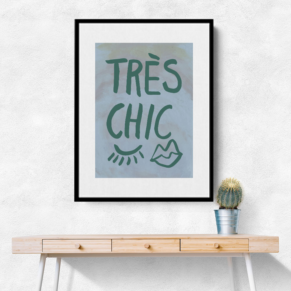 Tres Chic Blue Frame