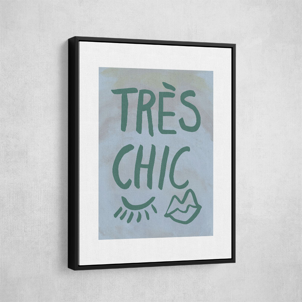 Tres Chic Blue Frame