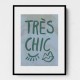 Tres Chic Blue Frame