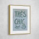 Tres Chic Blue Frame