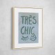 Tres Chic Blue Frame