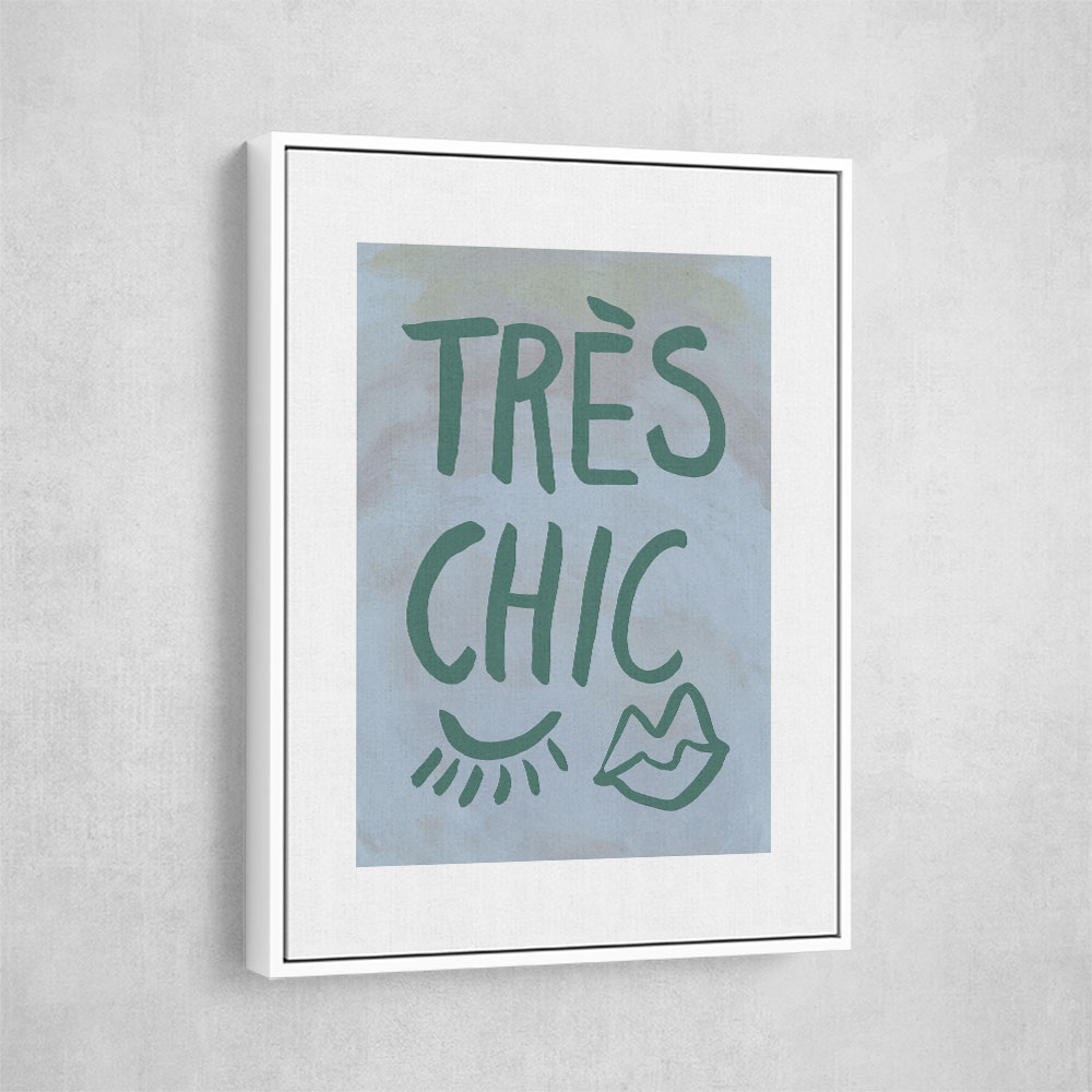 Tres Chic Blue Frame