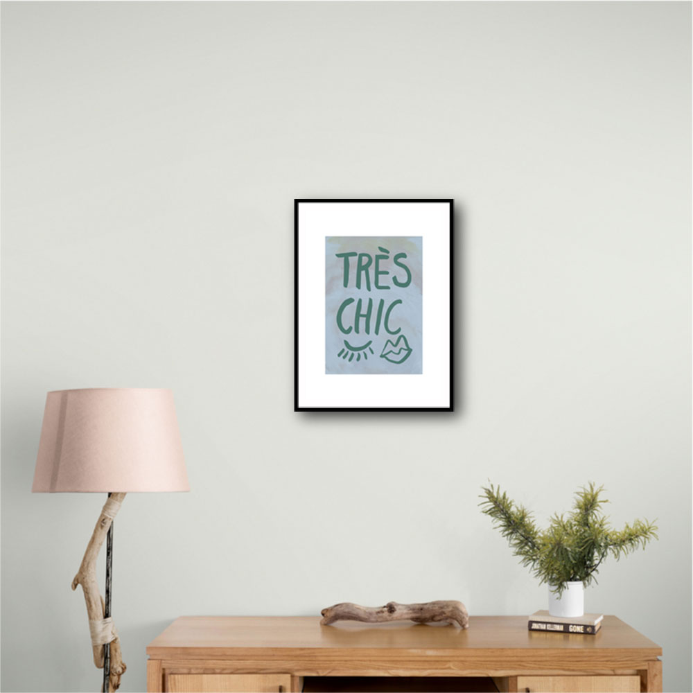 Tres Chic Blue Frame