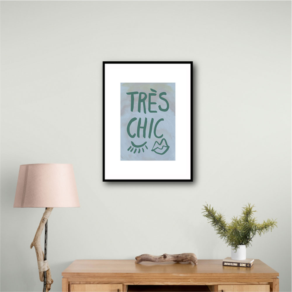 Tres Chic Blue Frame