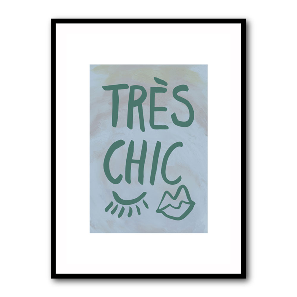 Tres Chic Blue Frame