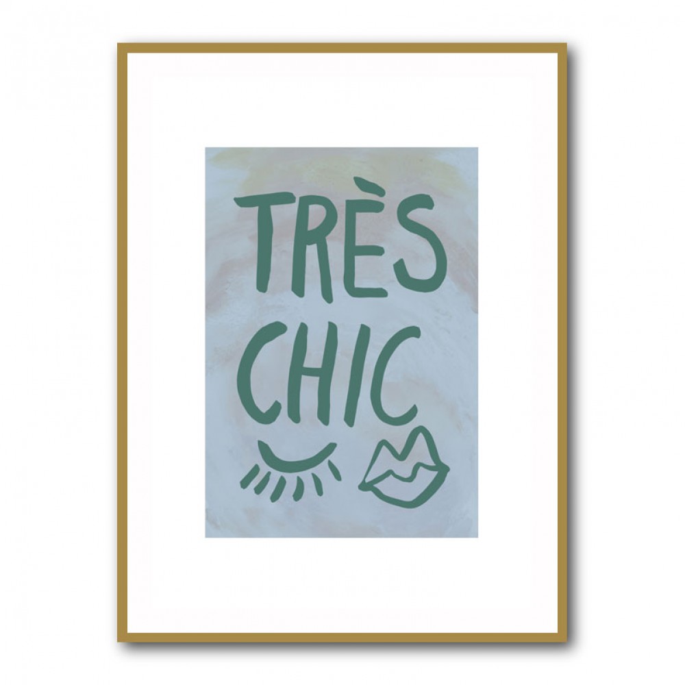 Tres Chic Blue Frame