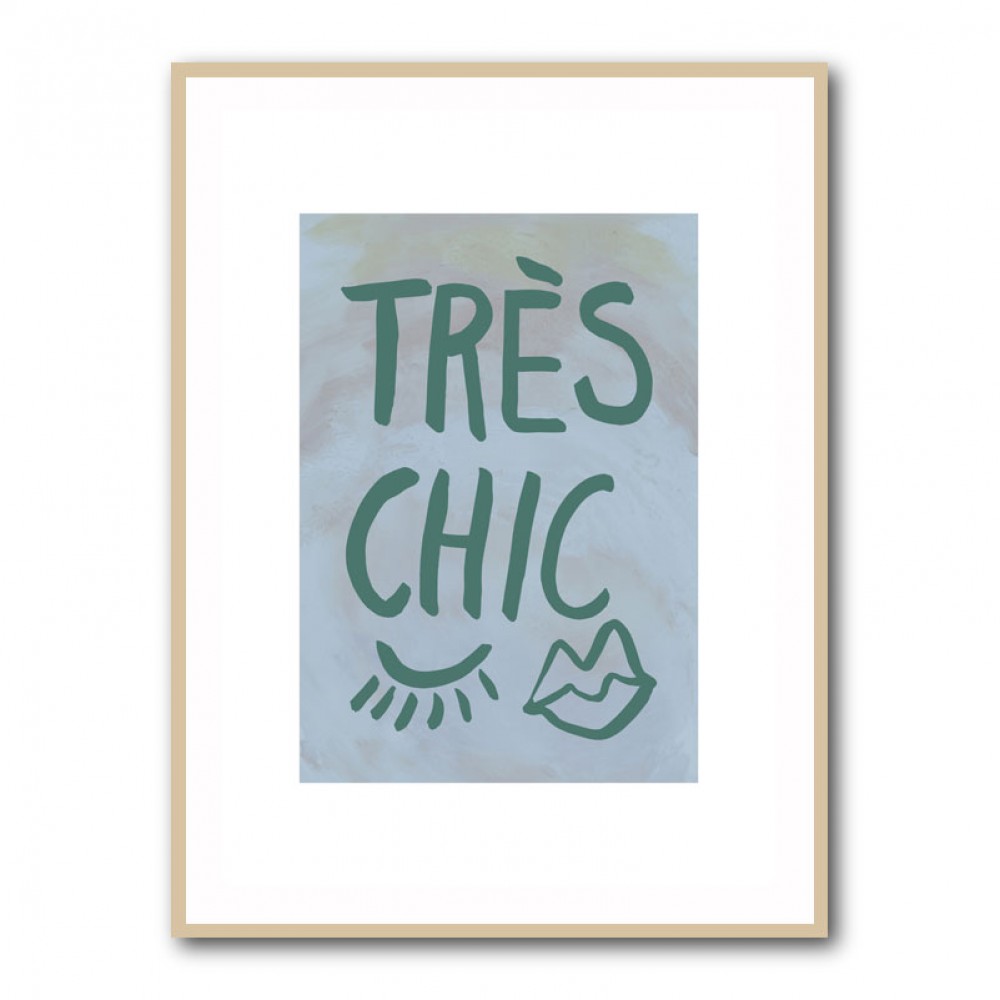 Tres Chic Blue Frame