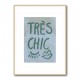 Tres Chic Blue Frame