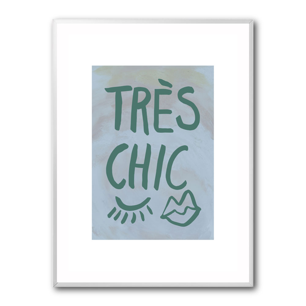 Tres Chic Blue Frame