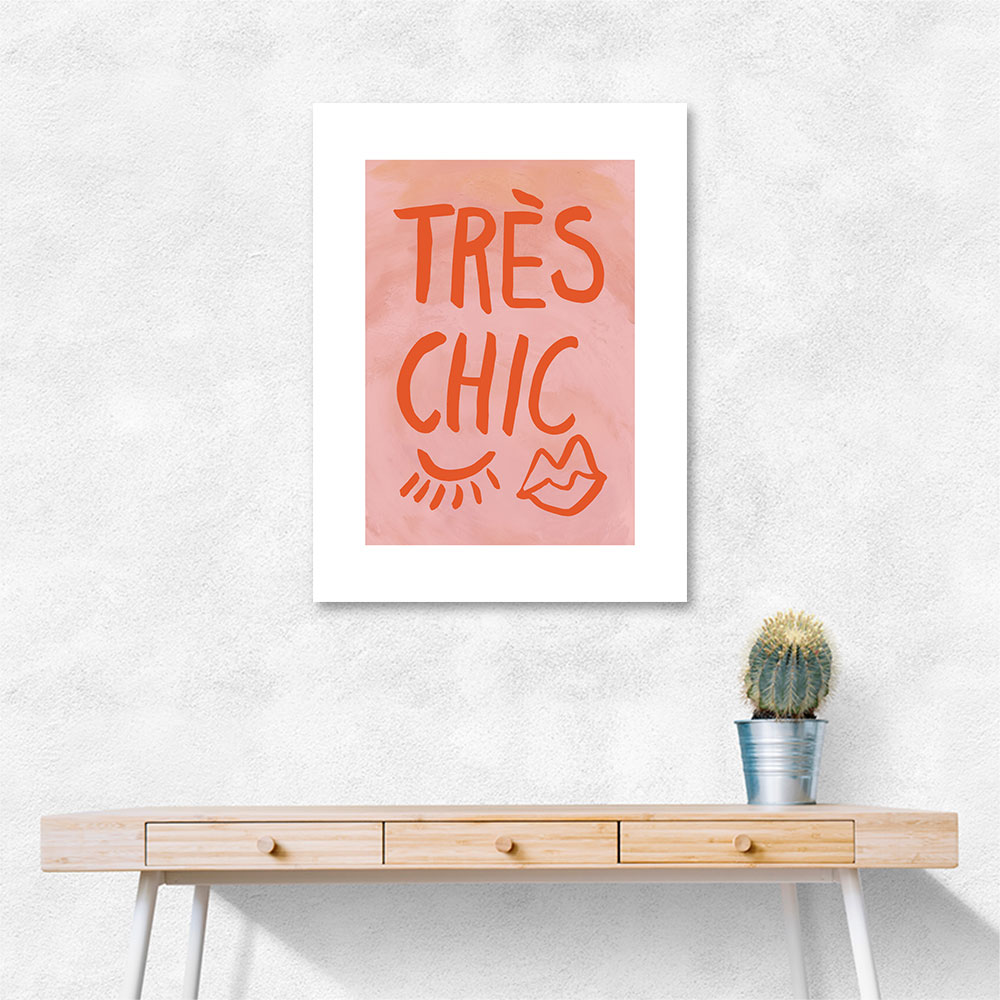 Tres Chic Pink Frame