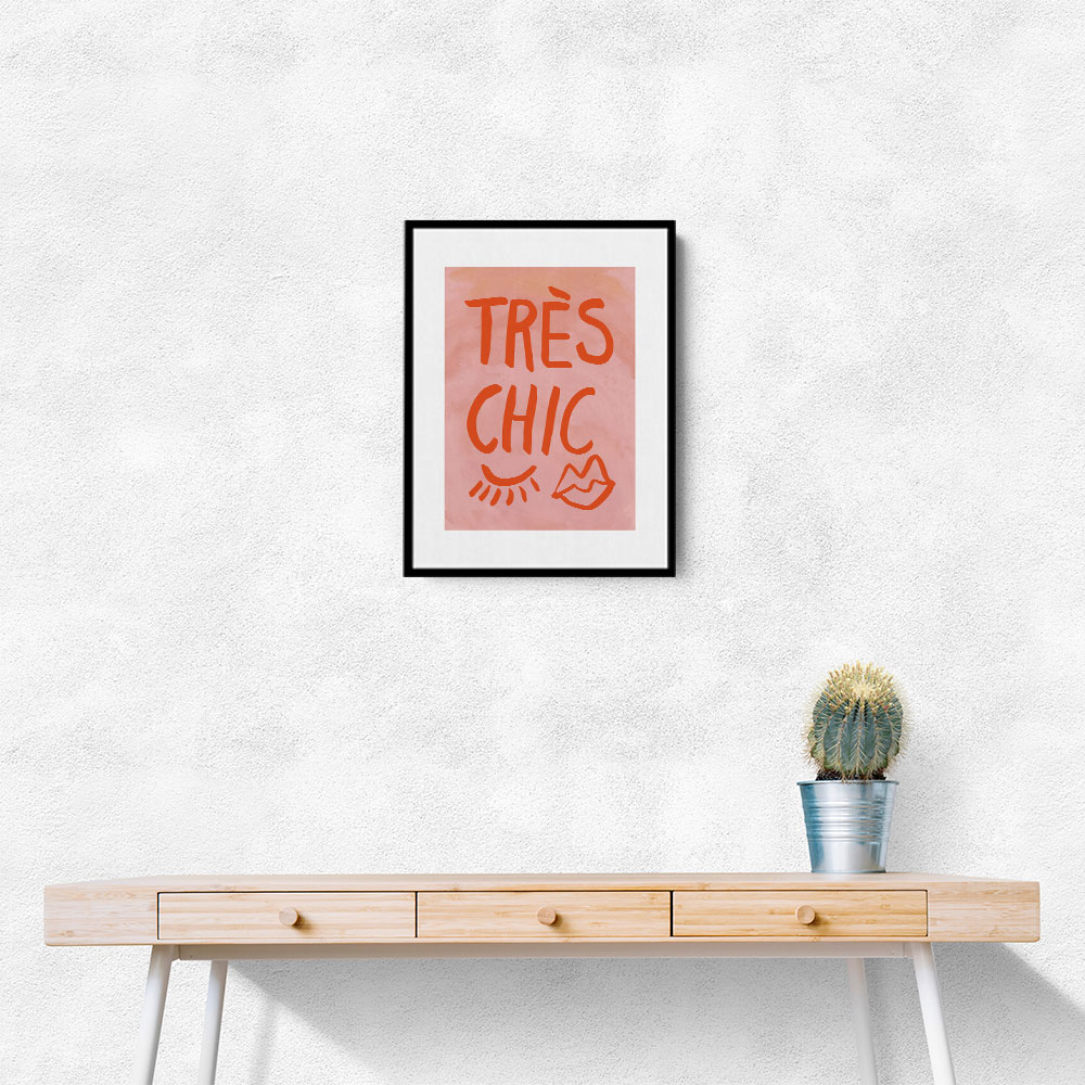 Tres Chic Pink Frame