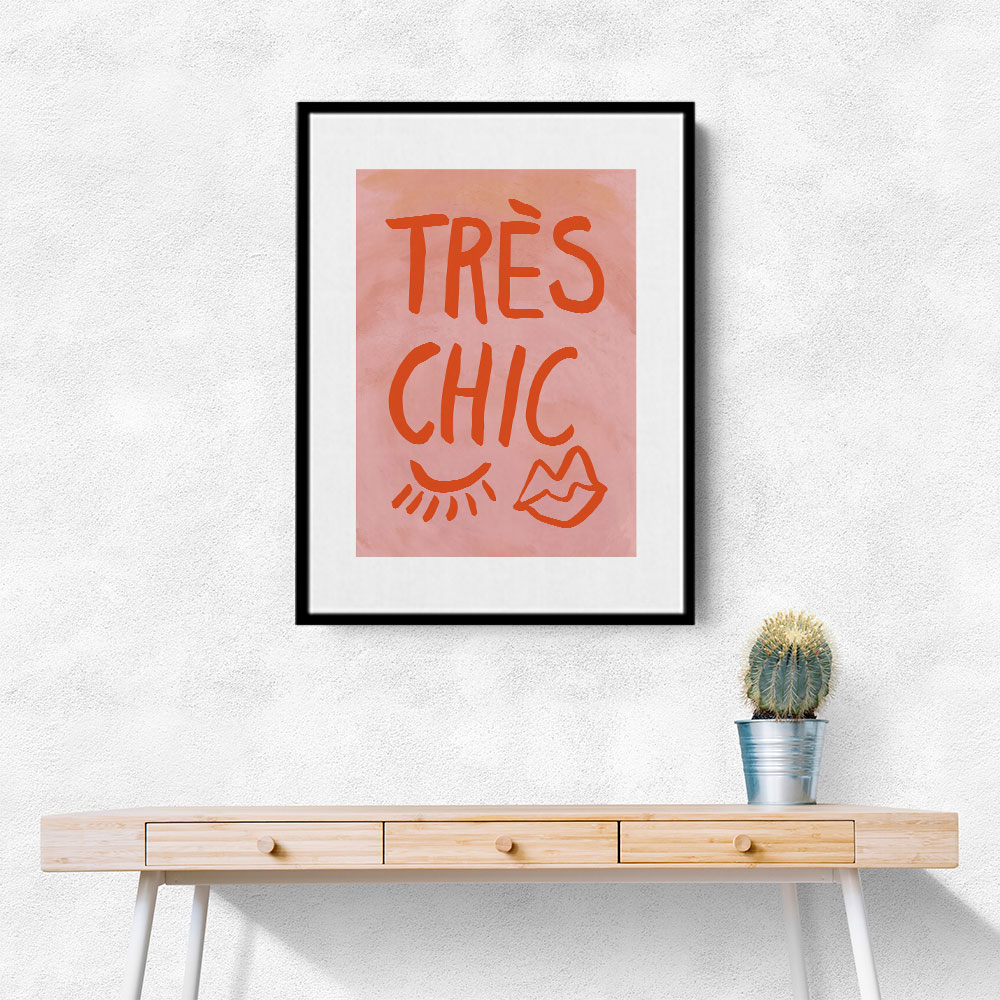 Tres Chic Pink Frame