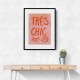 Tres Chic Pink Frame