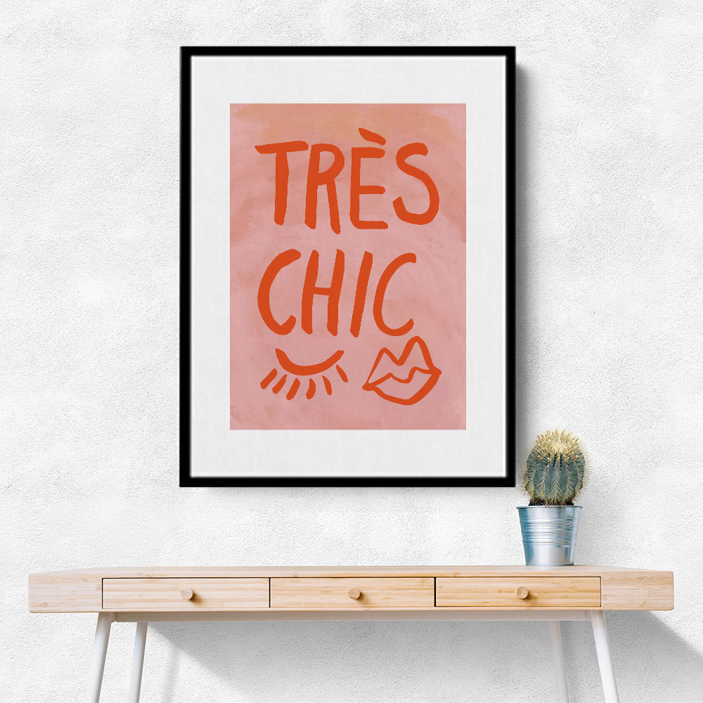 Tres Chic Pink Frame