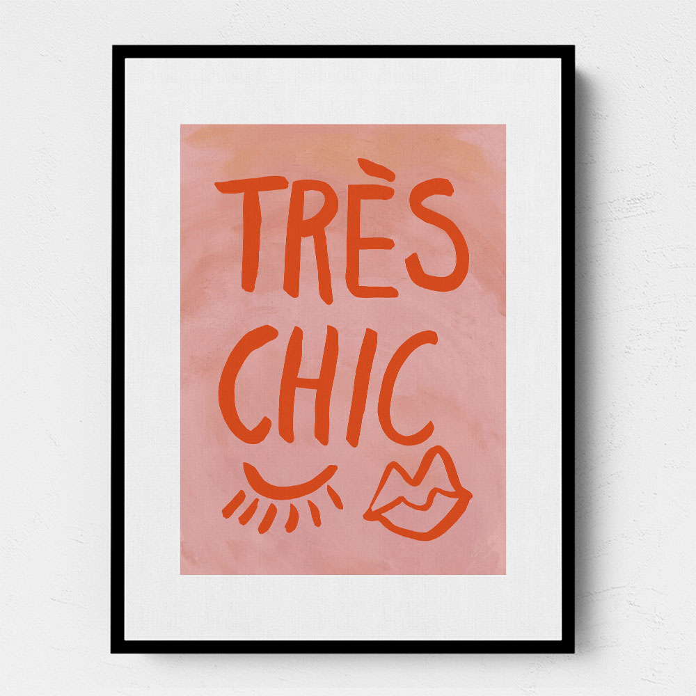 Tres Chic Pink Frame