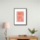 Tres Chic Pink Frame