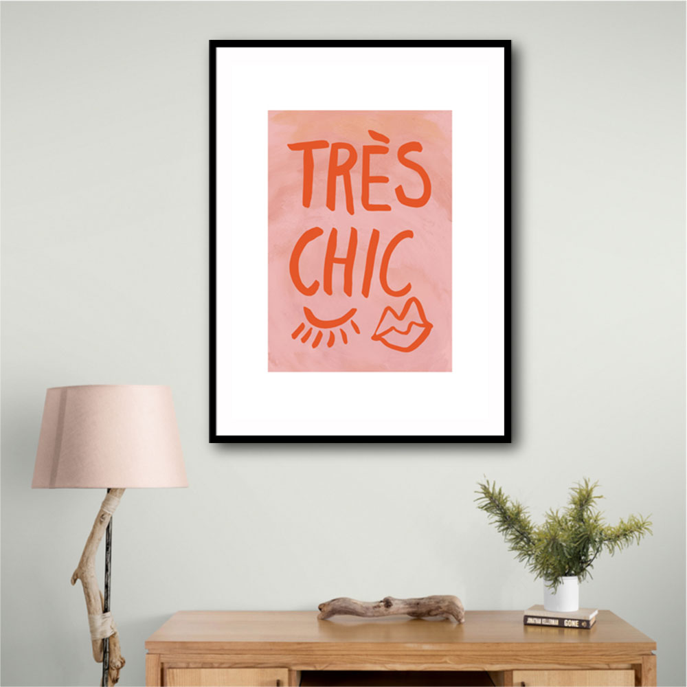 Tres Chic Pink Frame