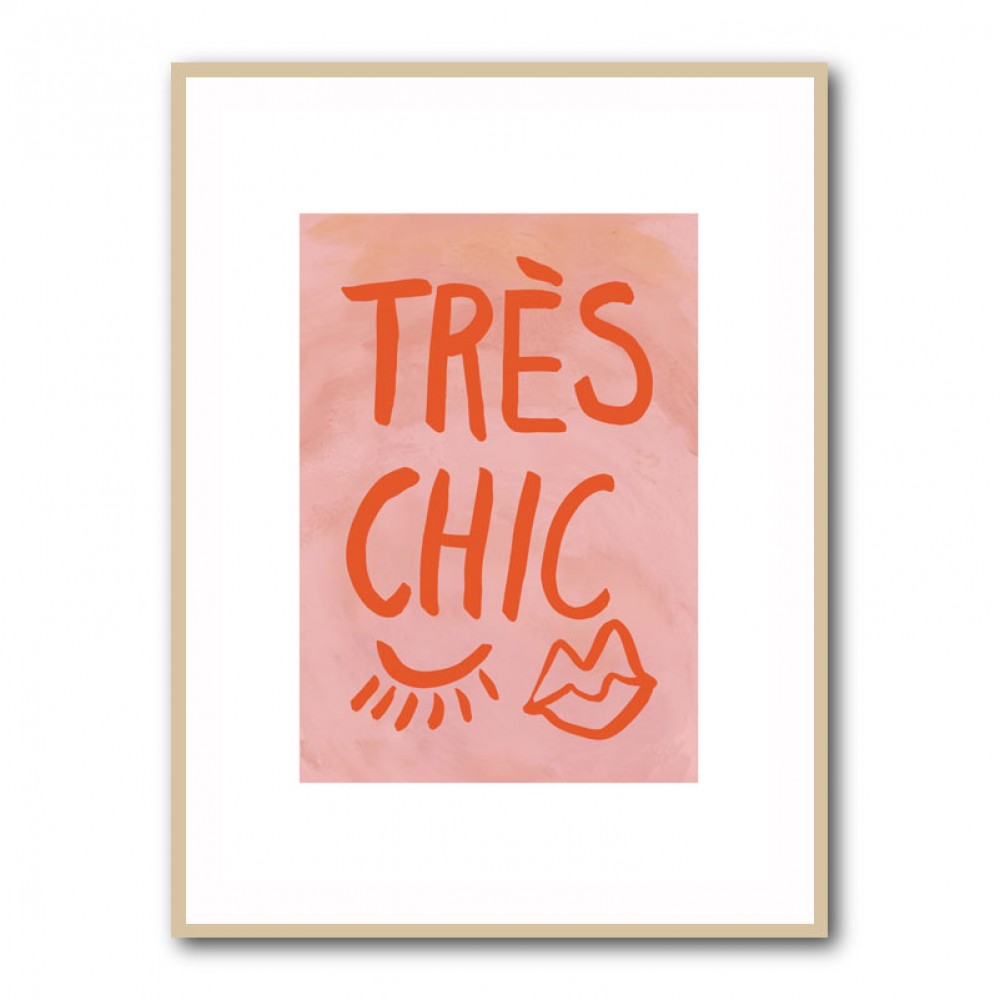 Tres Chic Pink Frame