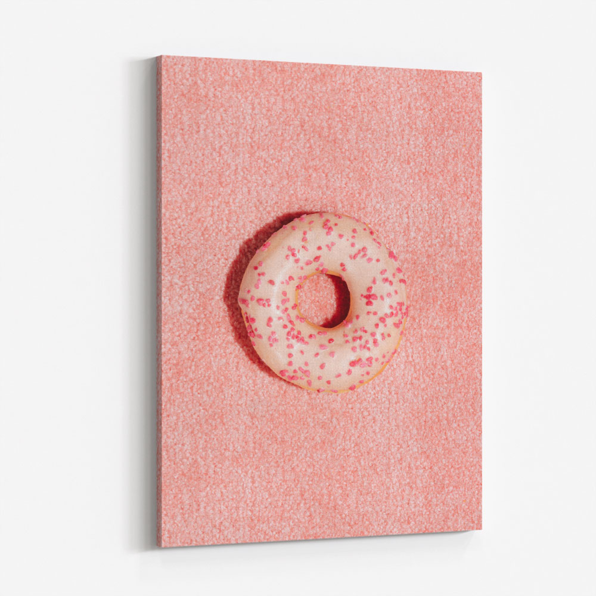 Pink Doughnut Wall Art