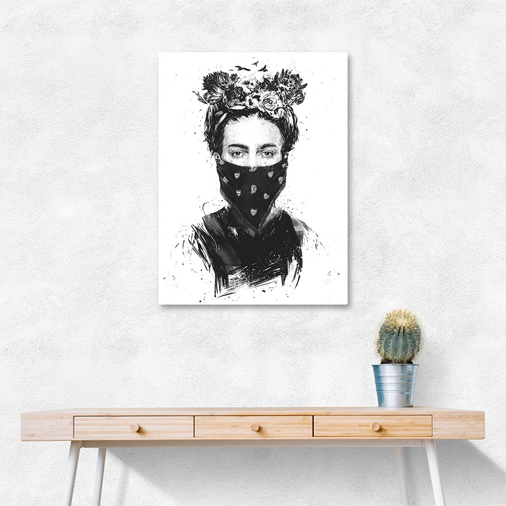 Rebel Girl Wall Art by Balazs Solti