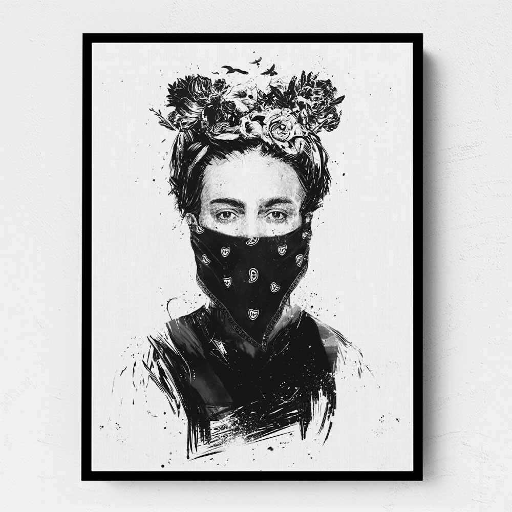 Rebel Girl Wall Art by Balazs Solti