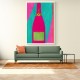 Pink Champagne Wall Art