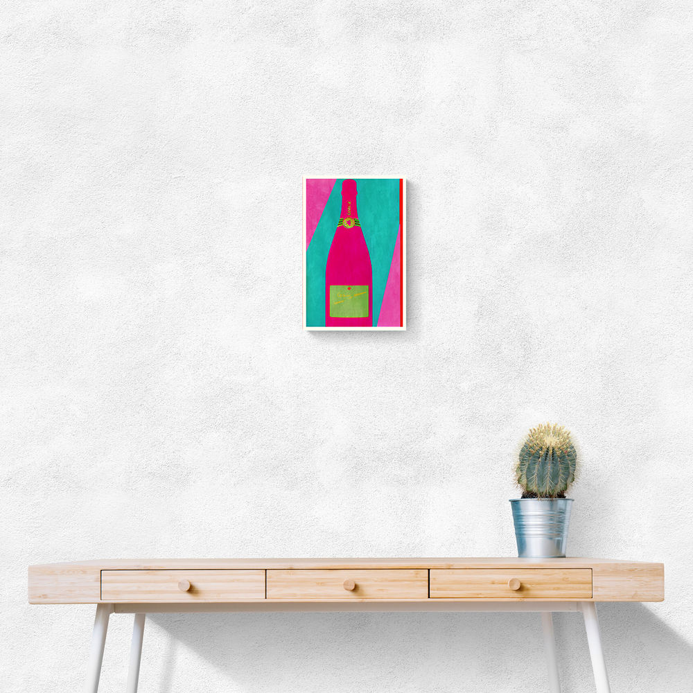 Pink Champagne Wall Art