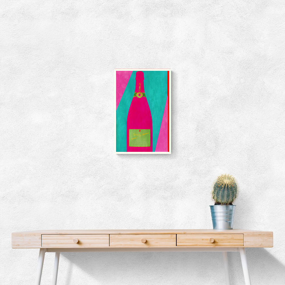 Pink Champagne Wall Art