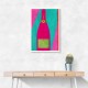 Pink Champagne Wall Art